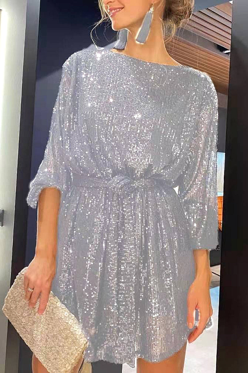 2026 Sparkling Sequin Dress for Parties