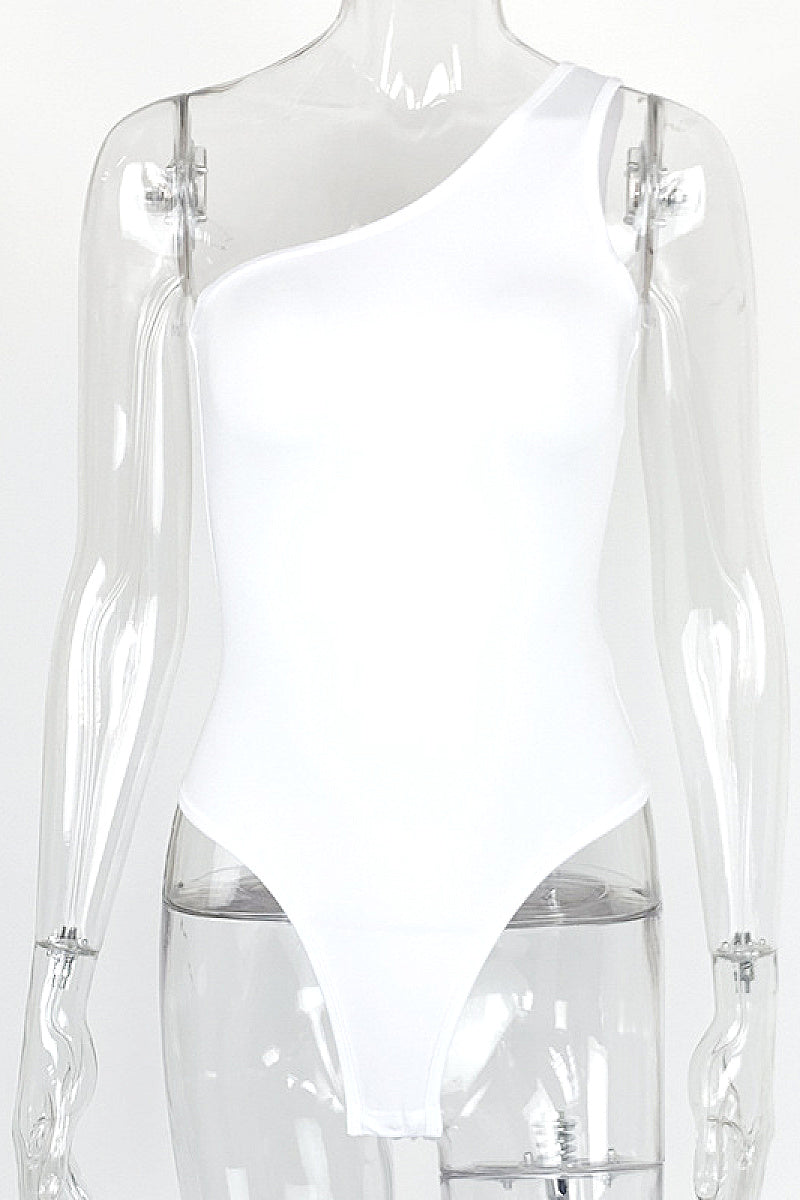 Summer Sexy One-Shoulder Bodysuit for Women