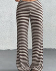 Casual Loose Striped Long Pants for Women