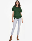 Simple Cotton Blend T-Shirt for Custom Printing