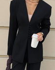 Elegant Black Suit Set for Women