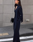 Fashionable Commute Halter Suit Set for Women