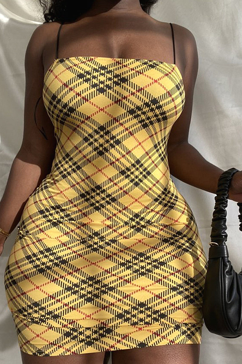 Summer Casual Strappy Bodycon Dress