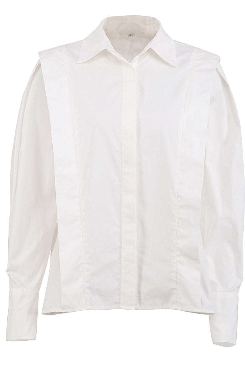 Chic French Style Long Sleeve Shirt for Women