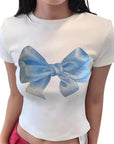 Trendy Summer T-Shirt with High Waist Pants
