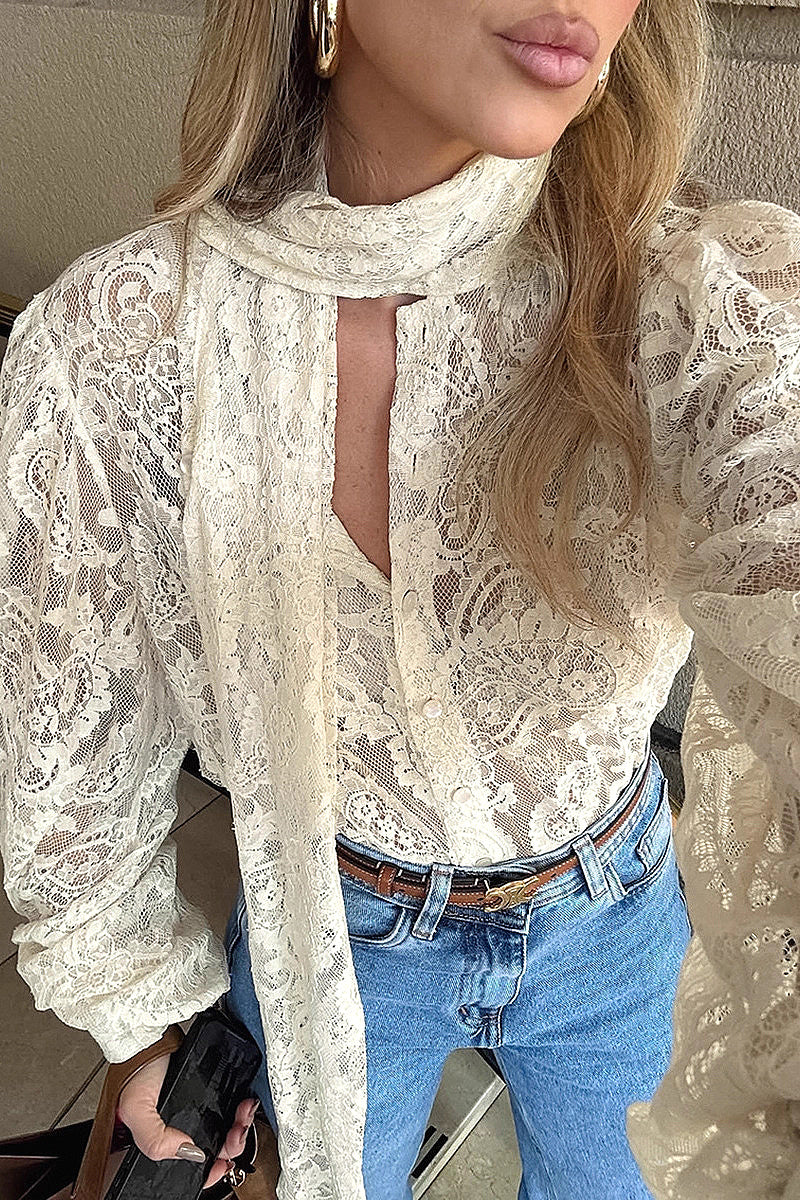 French Style Lace Top for Women