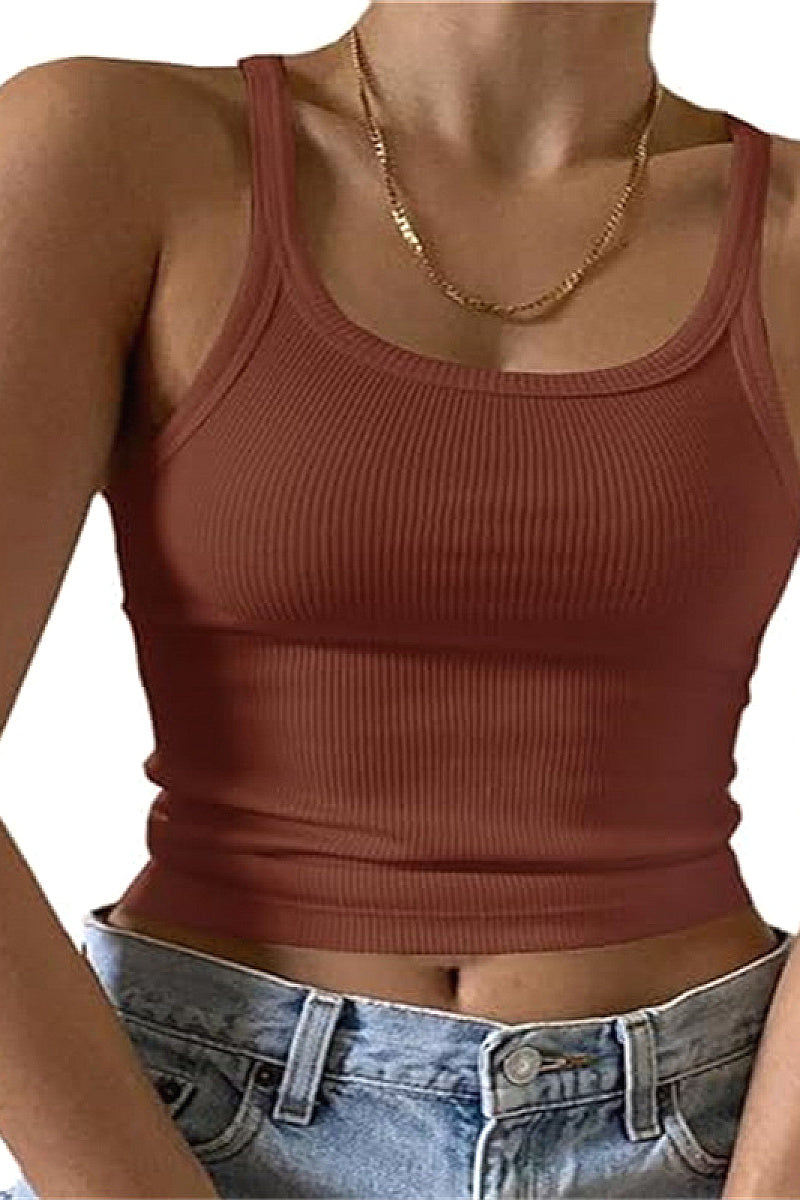 Summer Women's Crop Tank Top - Stylish and Trendy
