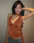 Summer Sexy Halter Neck Backless Top