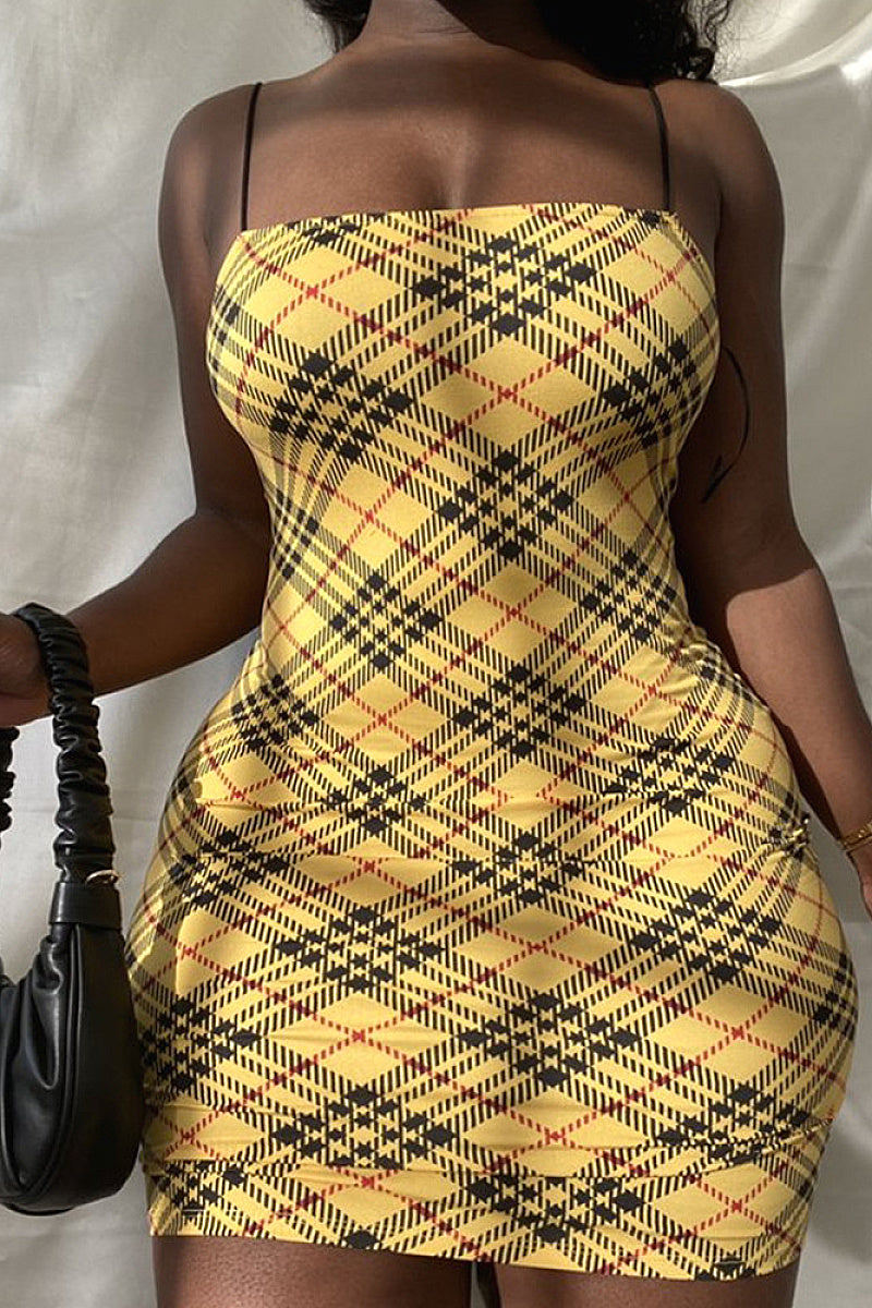 Summer Casual Strappy Bodycon Dress