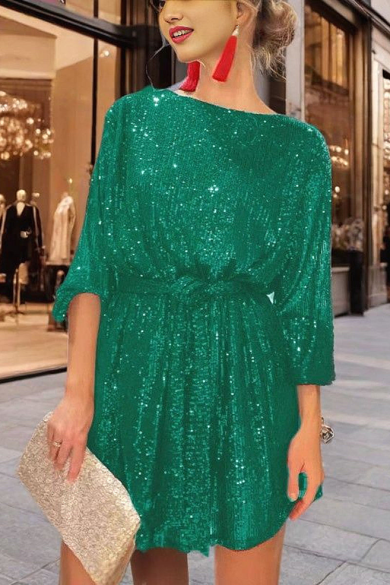 2026 Sparkling Sequin Dress for Parties