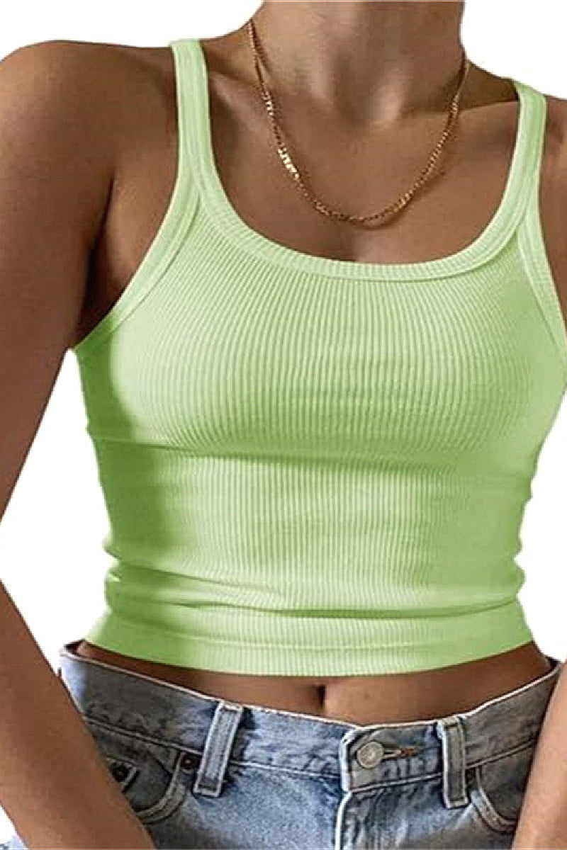 Summer Women's Crop Tank Top - Stylish and Trendy