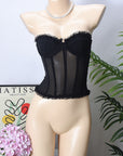 Lace Sexy French Style Sweetheart Top