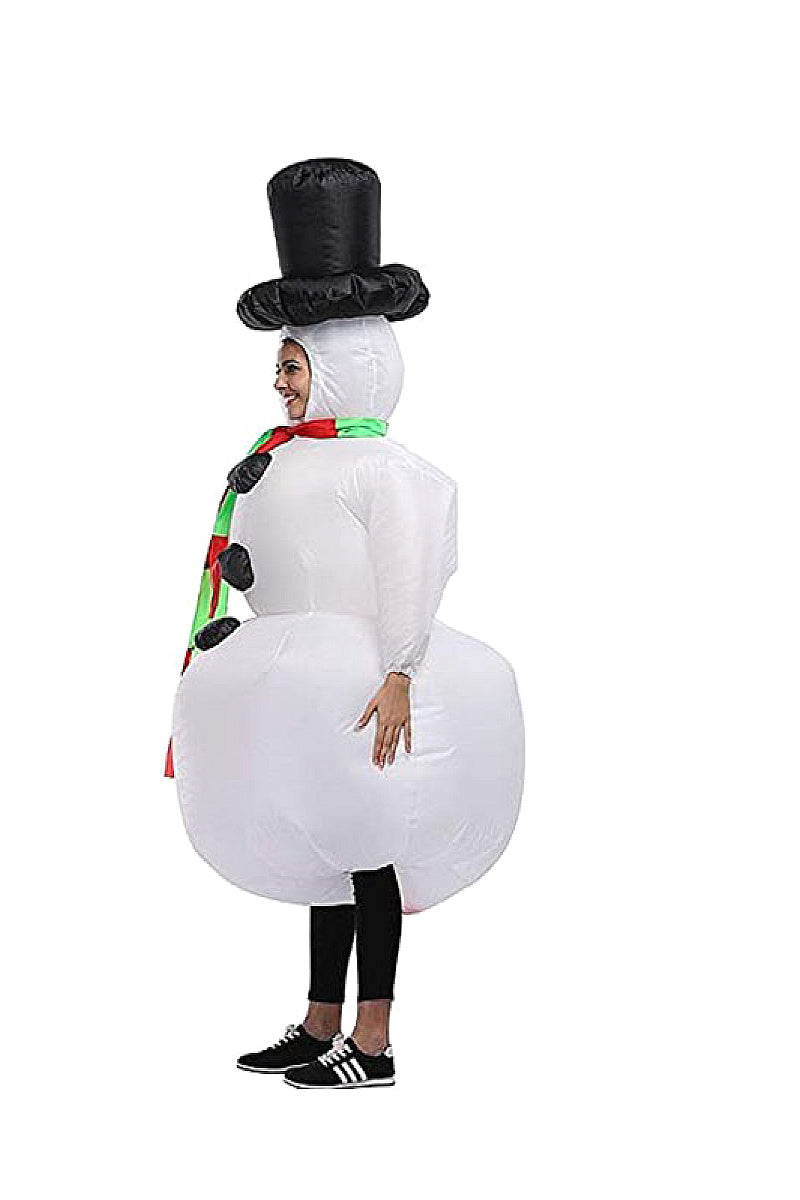 Inflatable Snowman Costume for Festive Parties