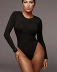 Trendy American Style Long Sleeve Bodysuit