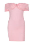 Elegant Off-Shoulder Bodycon Skirt for Spring