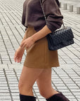 Chic A-Line Mini Skirt for Autumn and Winter