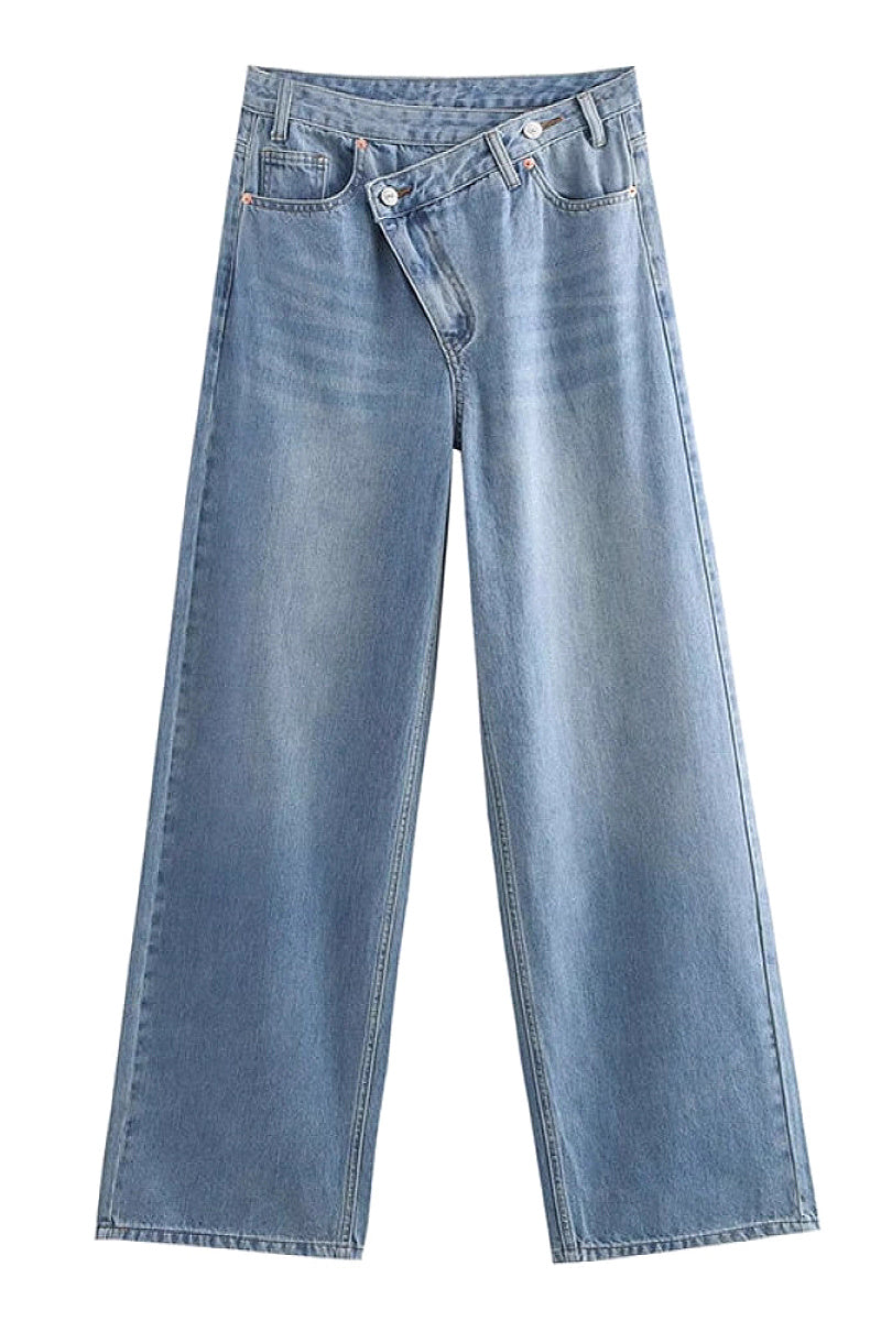 Y2K Casual Fashion Wash Straight Leg Jeans
