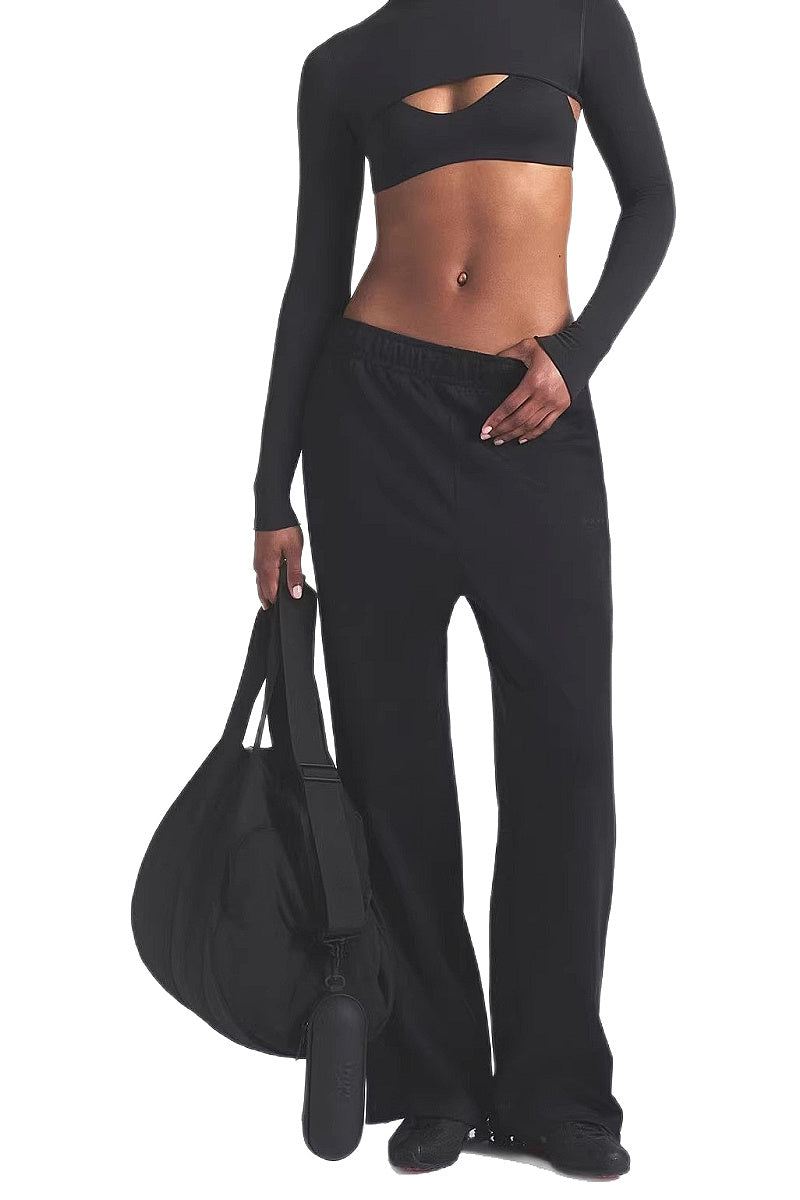 Loose Fit High Waist Wide Leg Pants for Women