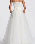 Summer Women's Strapless A-Line Dress