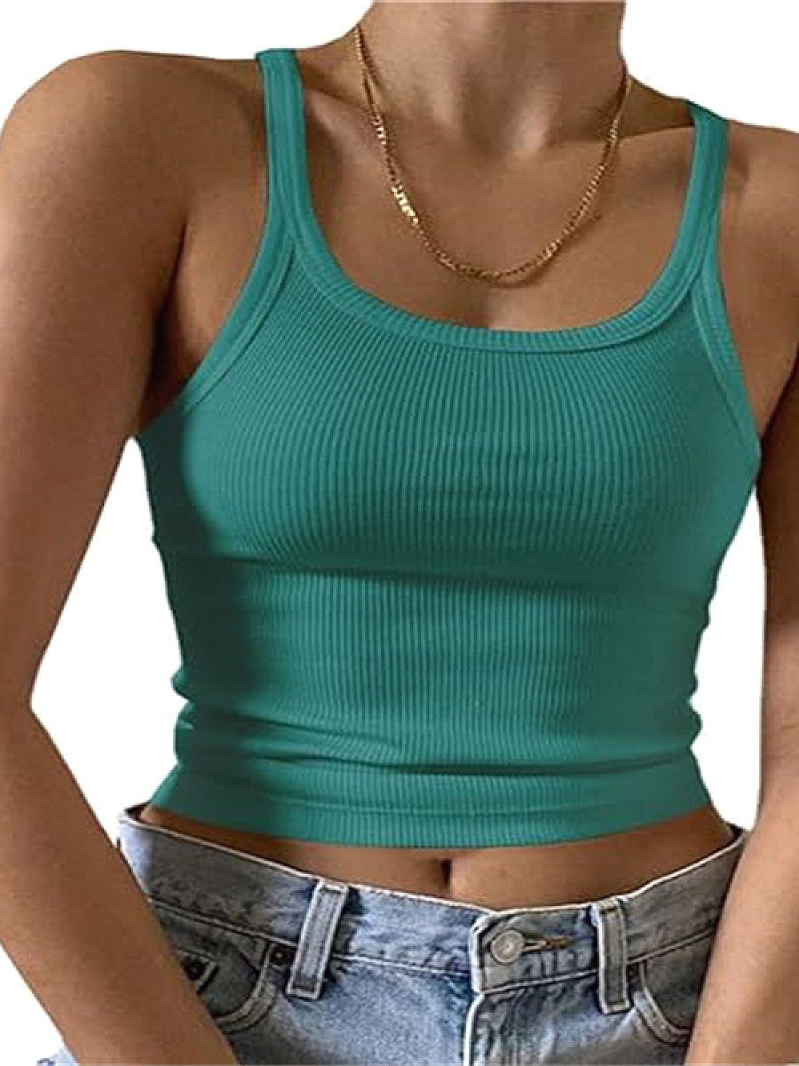 Summer Women's Crop Tank Top - Stylish and Trendy