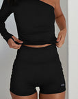 Stylish Long Sleeve T-Shirt and Shorts Set