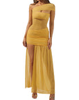 Summer Beach Travel Asymmetrical Dress