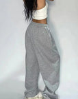 Casual Cotton Knit Sweatpants for Spring and Autumn