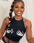 Stylish Cropped Halter Top for Night Out