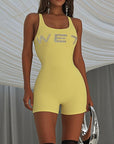 Casual Street Style Sleeveless Top with Rhinestones