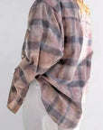Plaid Long Sleeve Shirt for Women