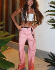 Spring Summer New Women's Casual Straight Pants