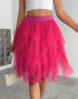 Princess Style Pleated Tulle Skirt