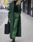 2026 Autumn Winter Women's Long Solid Color Coat