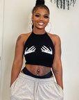 Stylish Cropped Halter Top for Night Out