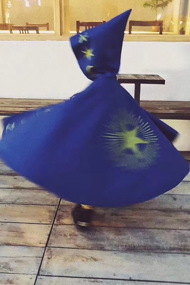 Halloween Children's Cloak Cosplay Wizard Costume