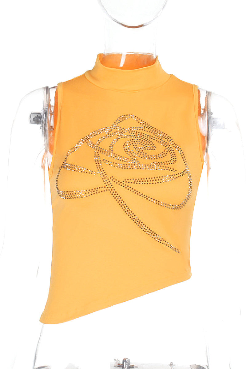 Spring Street Style Slim Fit Sleeveless Top