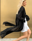 Stylish Black Tencel Shirt for Women