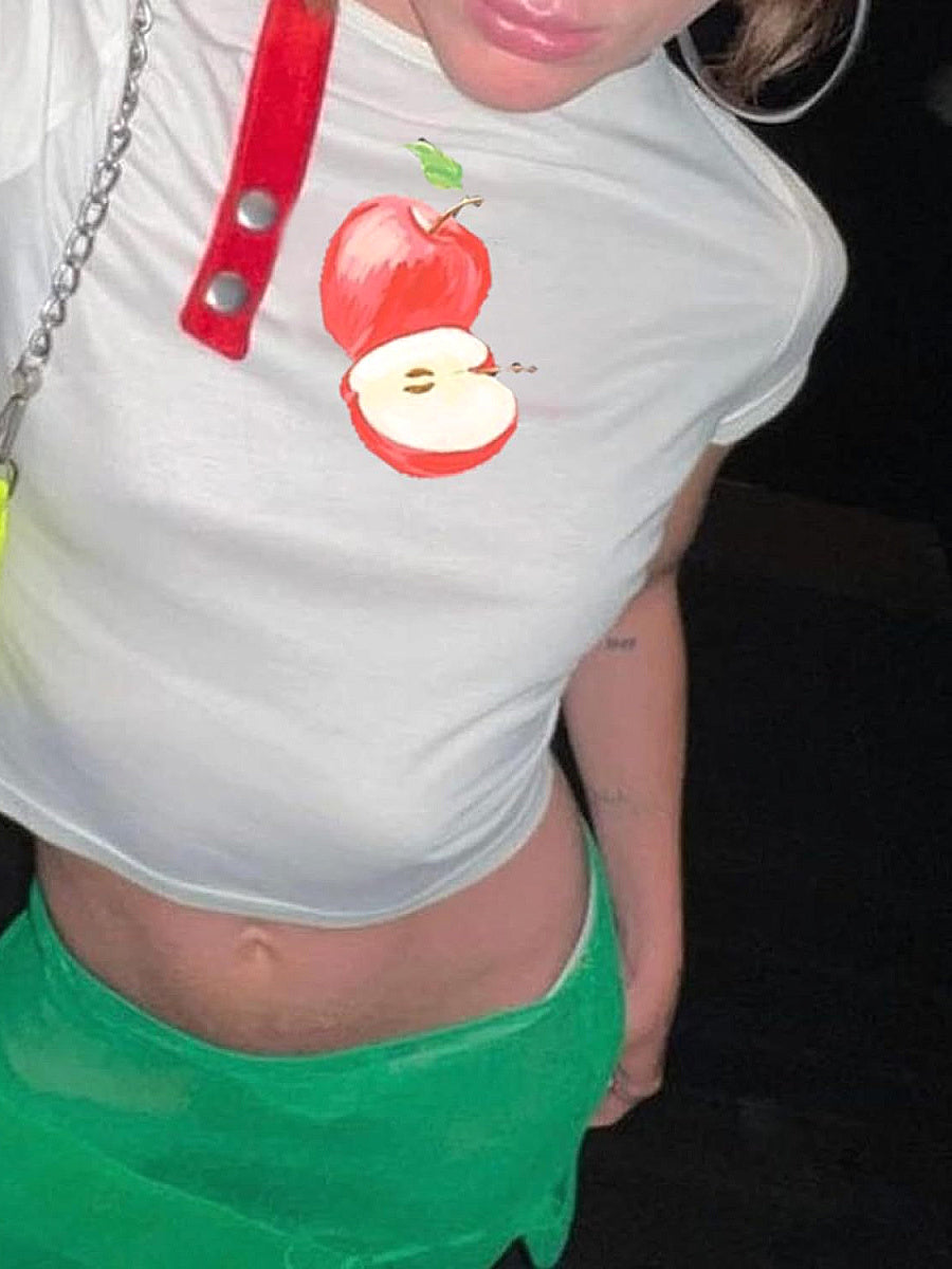 Trendy Summer T-Shirt with High Waist Pants