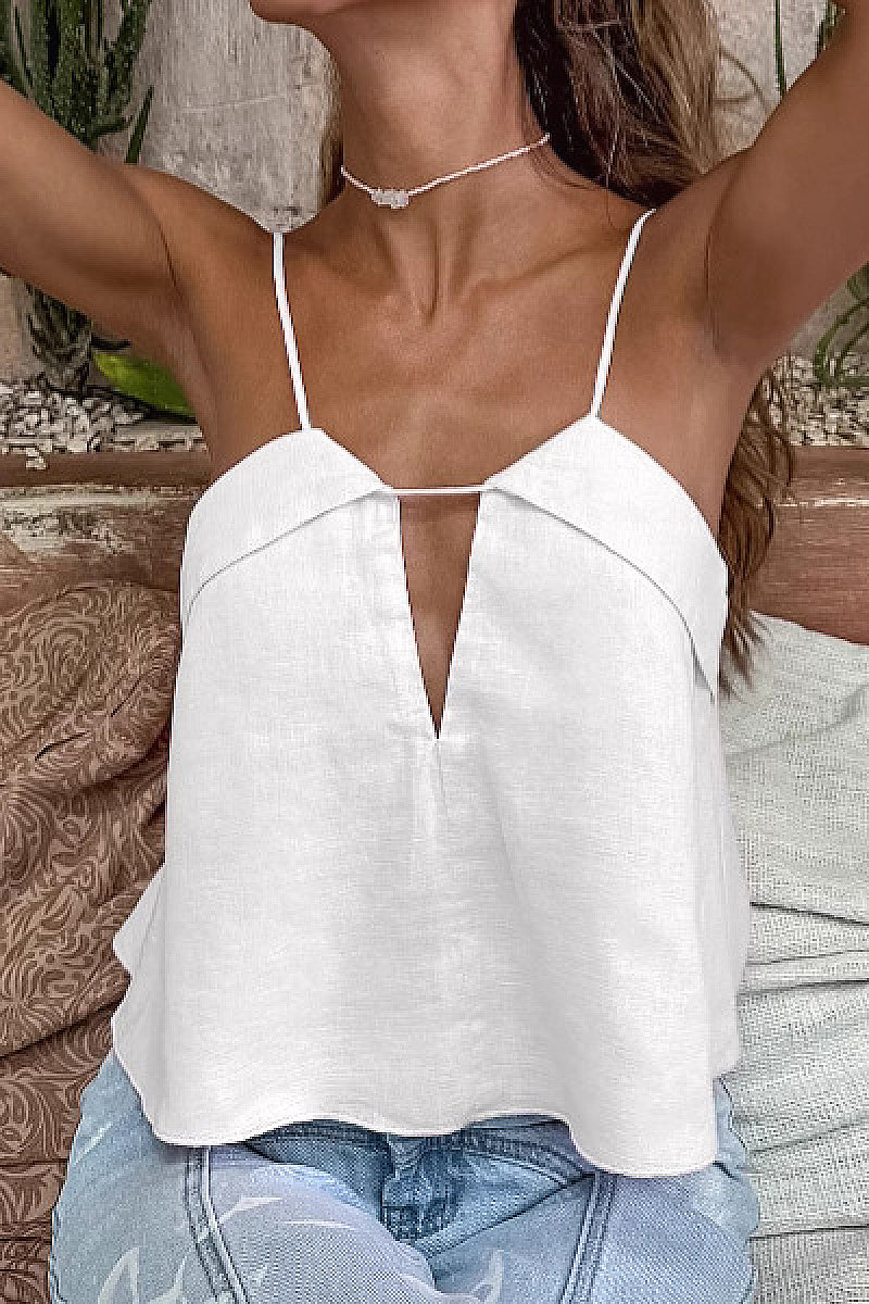Trendy Pink Sleeveless Top for Women