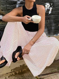 Pink with White Stripes