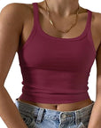 Summer Women's Crop Tank Top - Stylish and Trendy