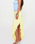 Fashion Women's High Waist Irregular Split Skirt