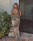 Summer Casual Animal Print Dress