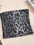 Gray Leopard Print