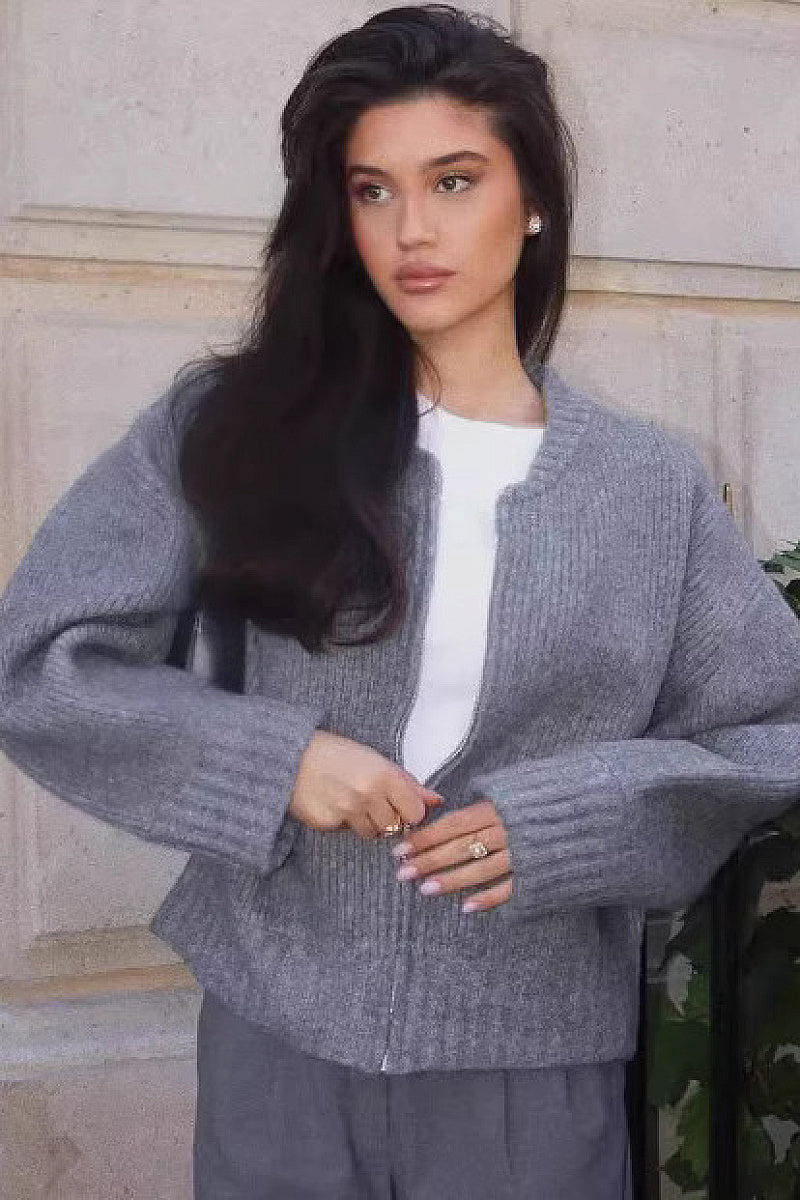 Casual Open Front Cardigan Jacket for Women