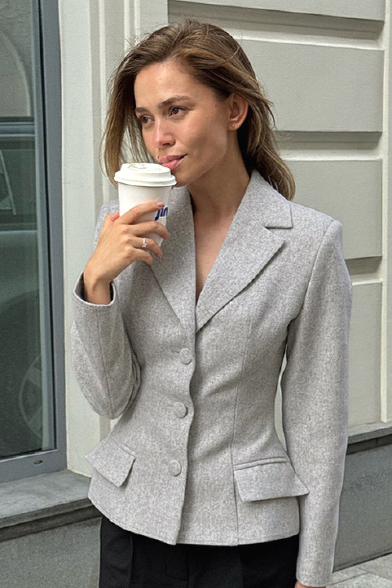 Stylish Gray Blazer for Women