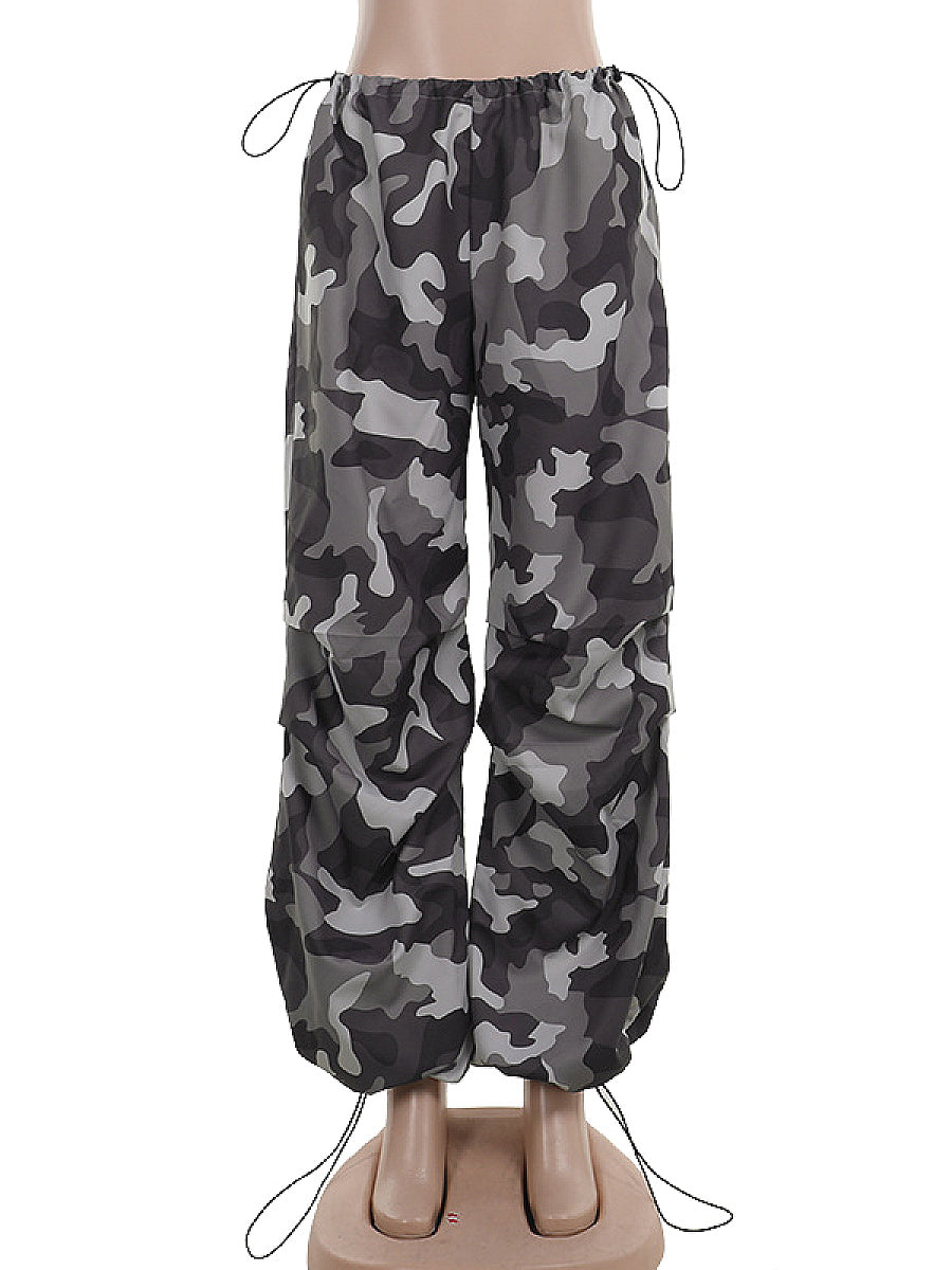 Trendy Camouflage Cargo Pants for Women