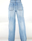 Loose Fit High Waist Wide Leg Jeans for Women