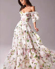 Elegant Off-Shoulder Long Dress for Women