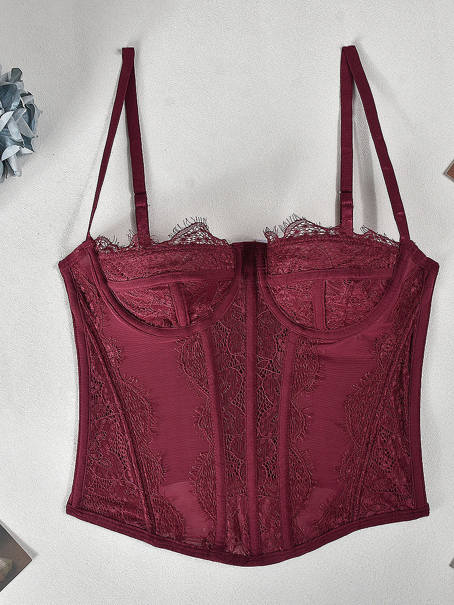 Nazada Sexy Lace Bodice Backless Camisole
